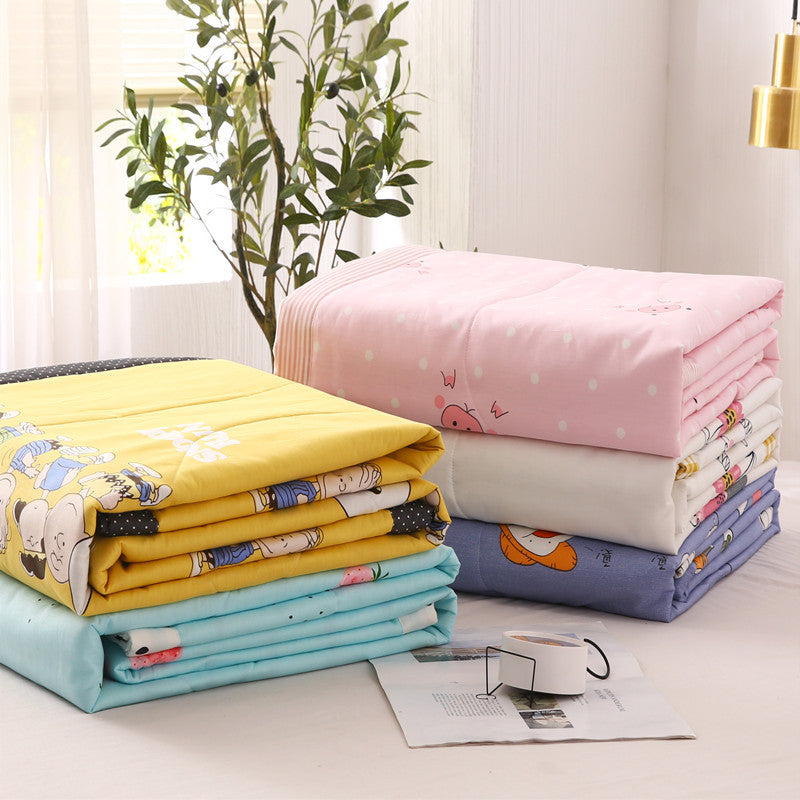 Pure Cotton Summer Air Conditioner Thin Quilt Cover