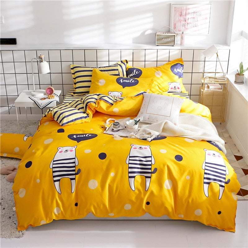 Pillowcase Bed Cover Set Sets Bedding Bedsheet Quilt Duvet