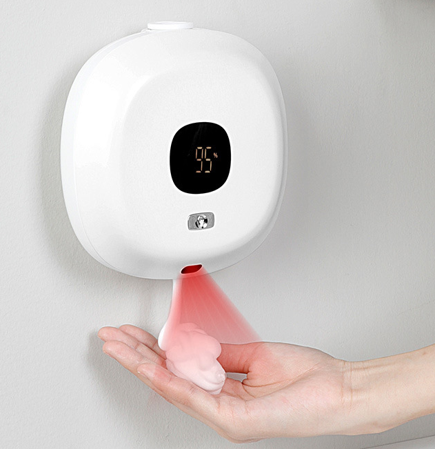 Wall-mounted Soap Dispenser Smart Sensor Wall Mounted Induction Bubble Soap Machine