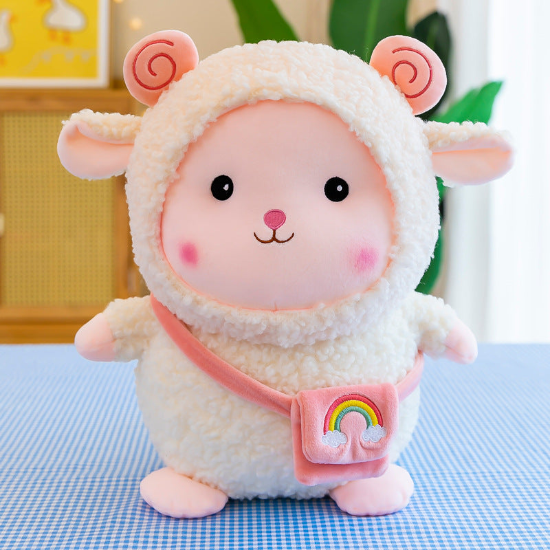 Backpack Lamb Doll Plush Toy