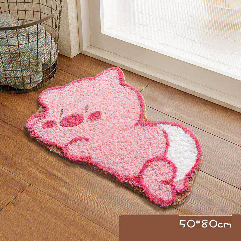 Non Slip Mat Household Cute Panda Bathroom Absorbent Mat