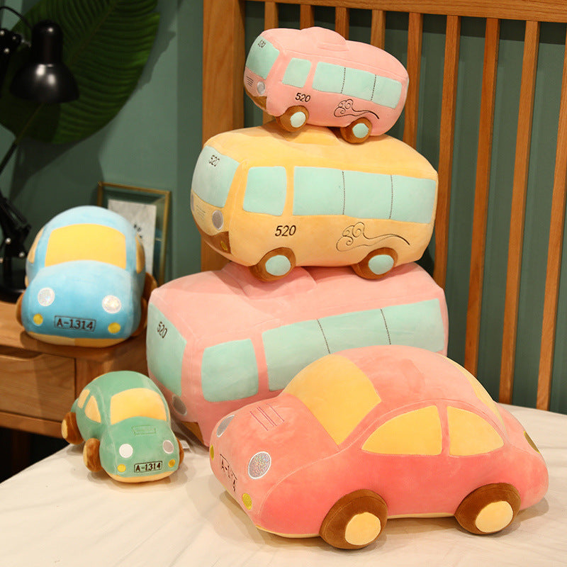 Plush Toy Children Color Car Doll Soft