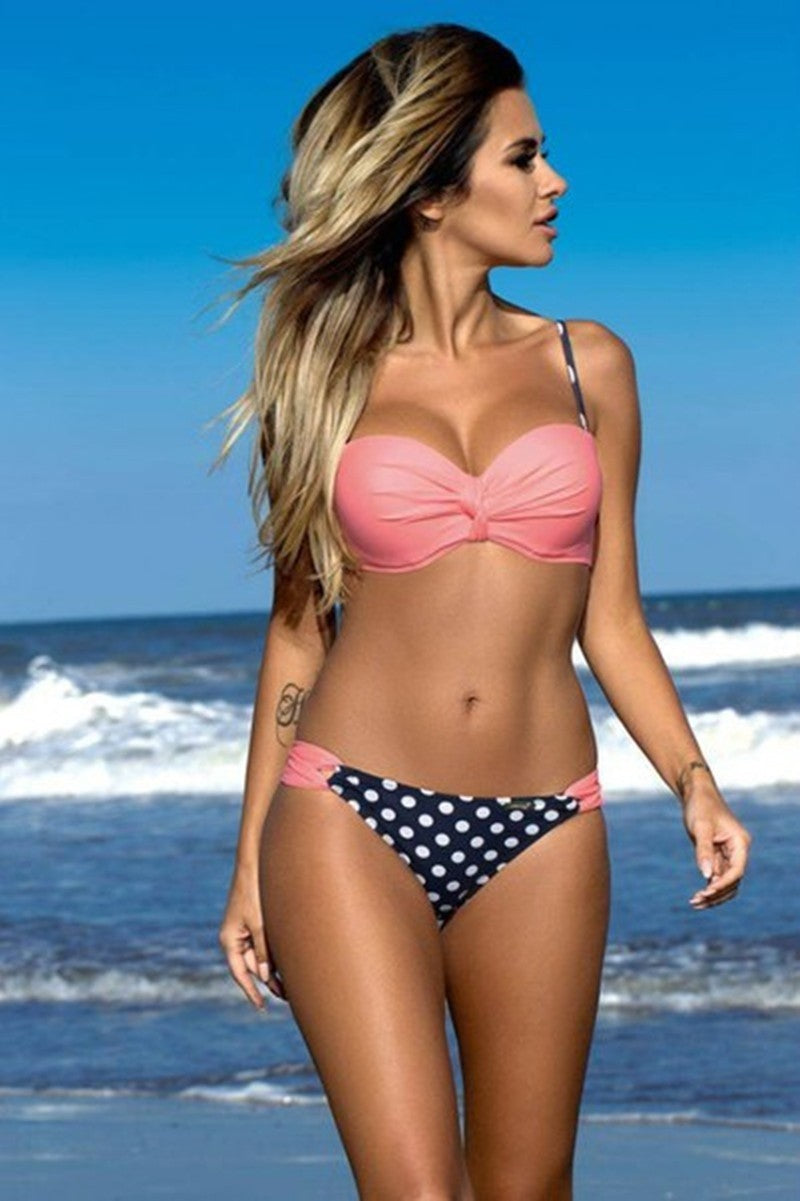 Women's Fashion Simple Split Bikini Swimwear