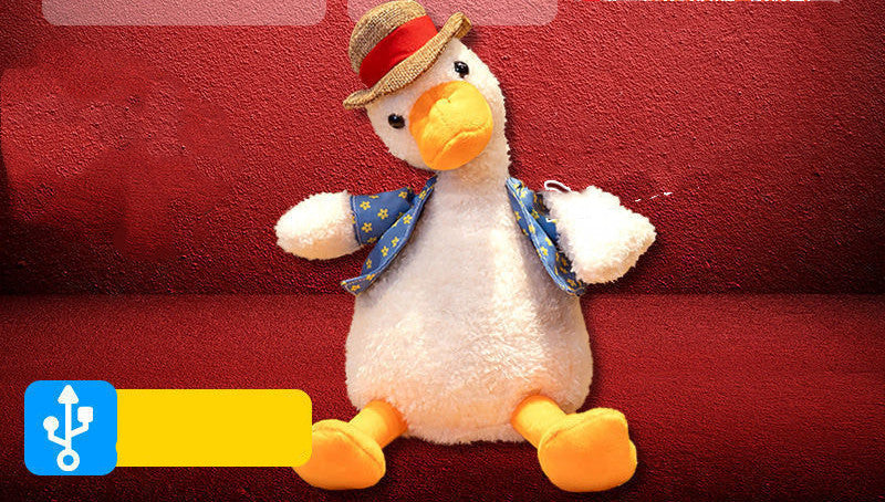 Plush Toy Figurine Sand Sculpture Learn To Speak Can Sing Sand Sculpture Duck