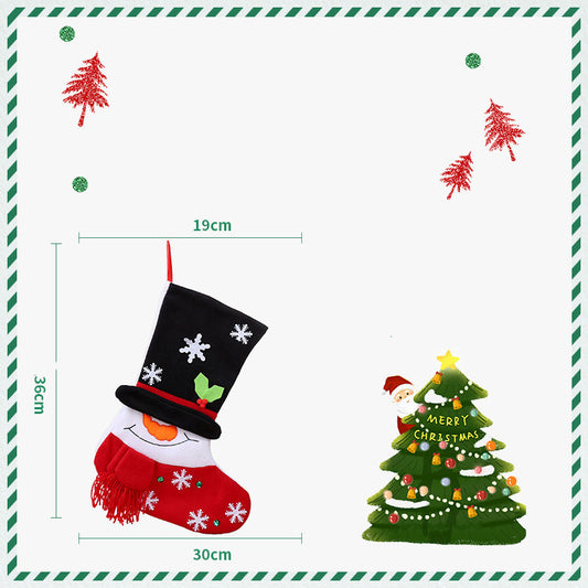 Fashion Christmas Decoration Supplies Cartoon Socks