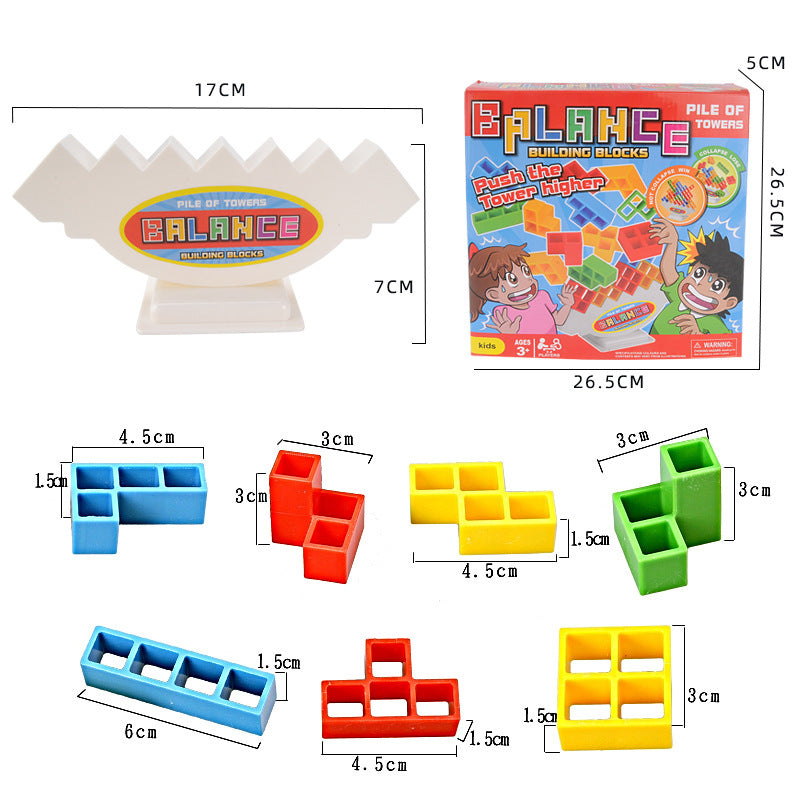 New Hot-selling Balance Building Blocks Puzzle Assembling Block Stacking Board Game