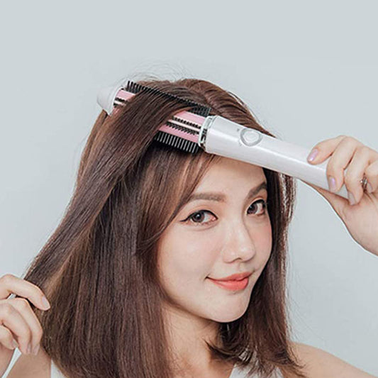 USB Wireless Charging Hair Straightening Comb Portable