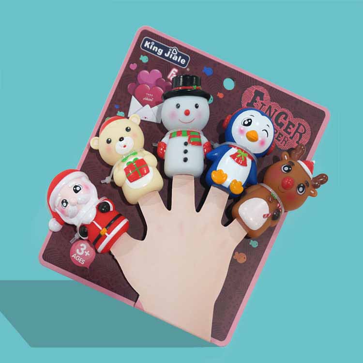 Soft Rubber Hand Puppet Toy Puzzle Halloween Doll Finger Doll Preschool Education Doll Baby Soothing Toy Halloween Children Gift