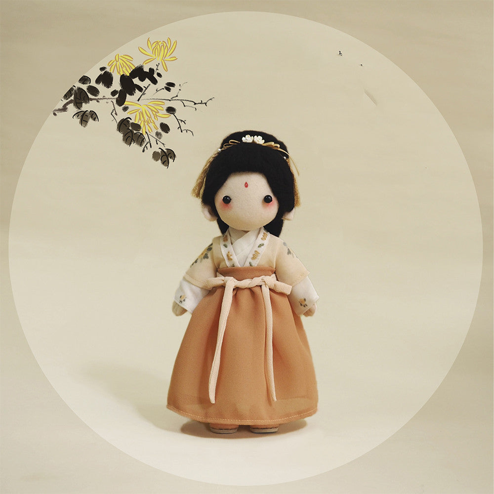 Wool Felt Embroidery Doll Handmade Diy Material Bag