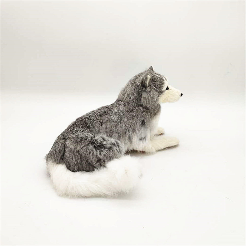 Hot Simulation Husky Pet Dog Fur Handicrafts
