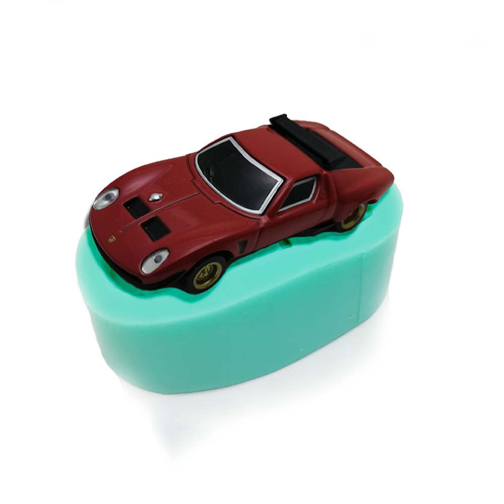 Small Racing Car Mold Silicone 3d Three-dimensional Creative Cake Decoration
