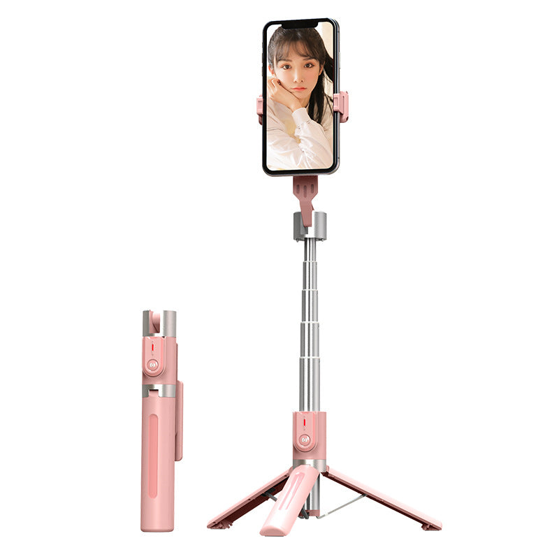 Bluetooth Selfie Stick Double Fill Light Desktop Live Broadcast