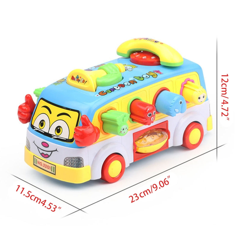 Children's Electric Universal Bus Light Music Toy