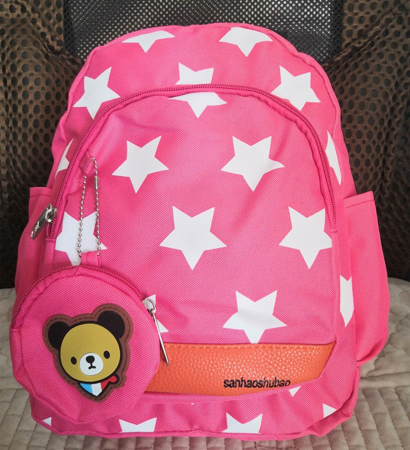 Star cartoon package kindergarten men and women baby bag in the big class 3-4-5 years old children backpack cross-border