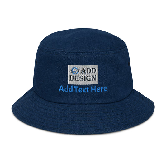 Denim bucket hat