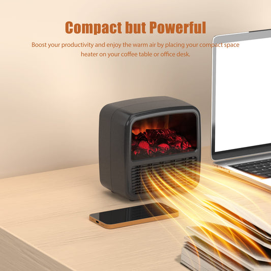 Electric Space Heater For Indoor Use Desktop High-power Fast-heating Small Heater Winter Air Heater