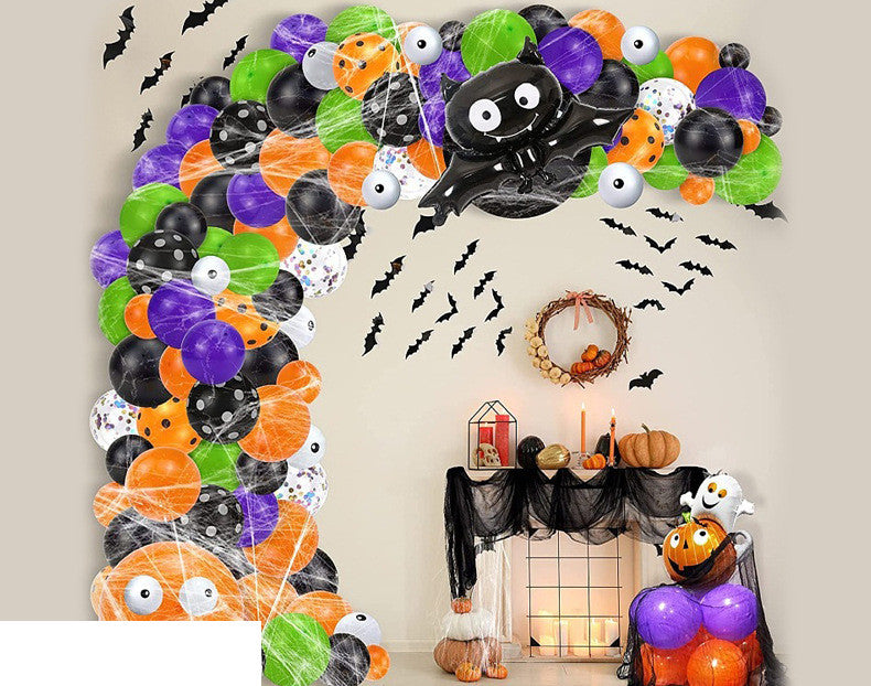 Halloween Party Decor Latex Balloons Set