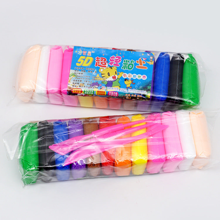 12-color Ultra-light Brickearth Children's Handmade DIY Colored Clay