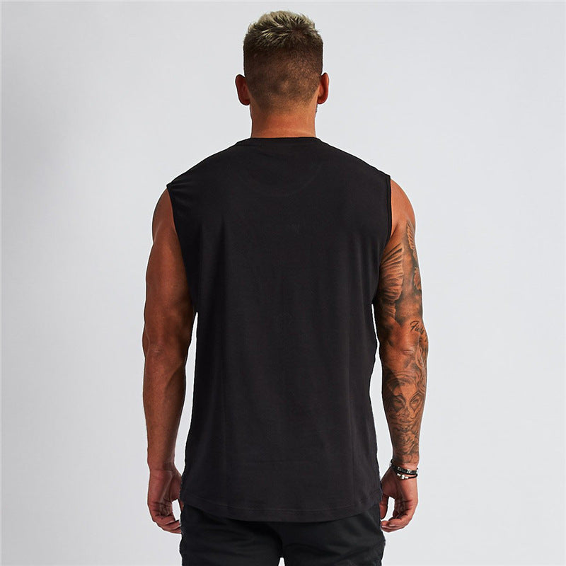 Men's V-Neck Loose Fitness Sports Tank Top