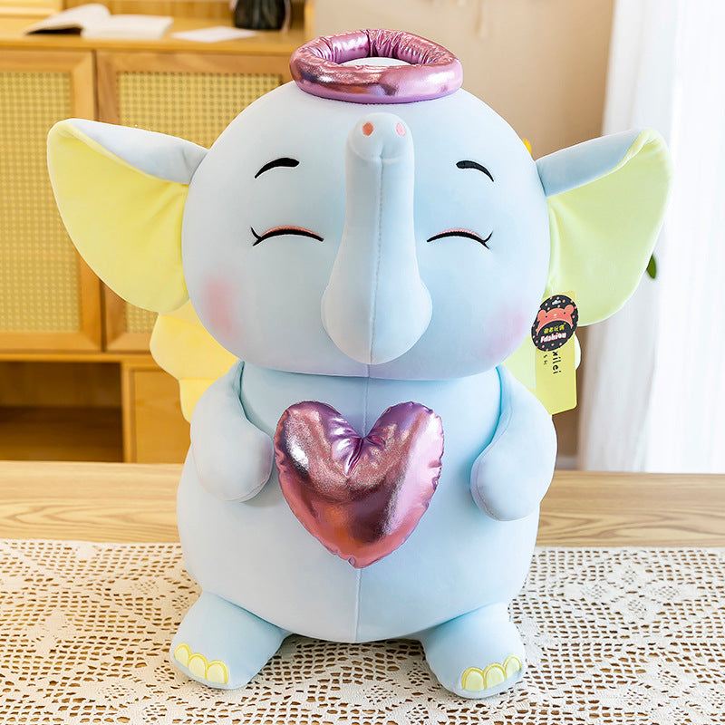 Down Cotton Cartoon Baby Elephant Plush Toy Doll