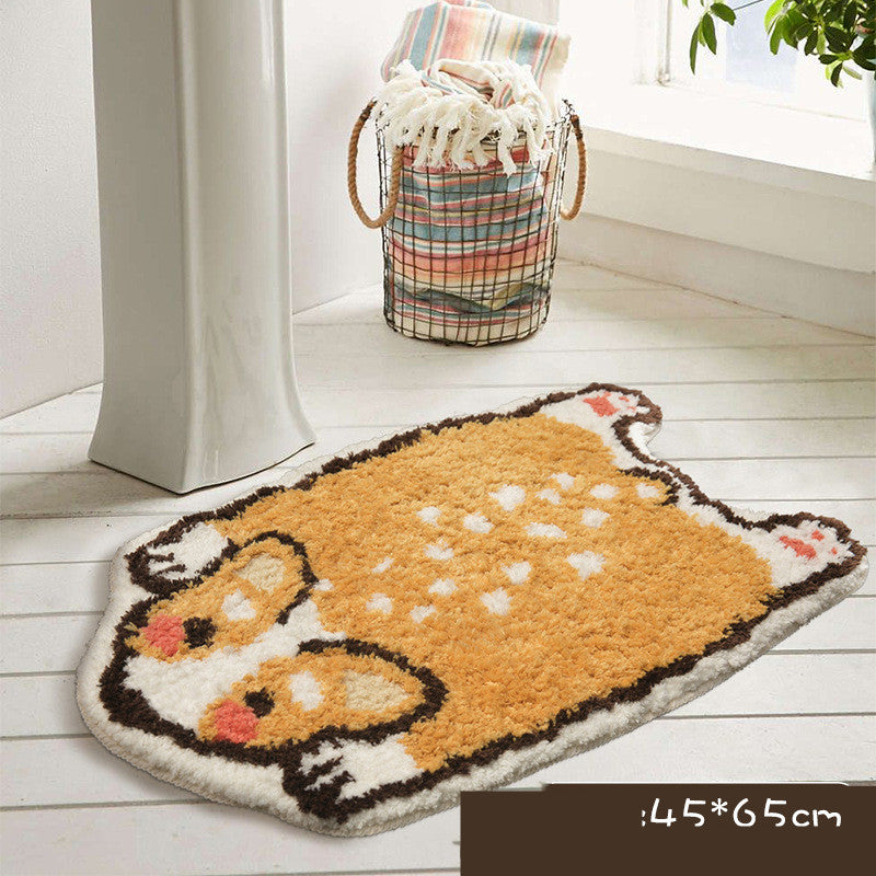 Non Slip Mat Household Cute Panda Bathroom Absorbent Mat