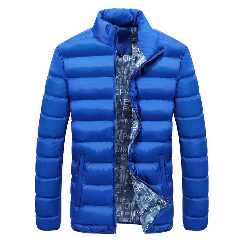 Men's Middle-aged Youth Stand-collar Padded Short Padded Jacket