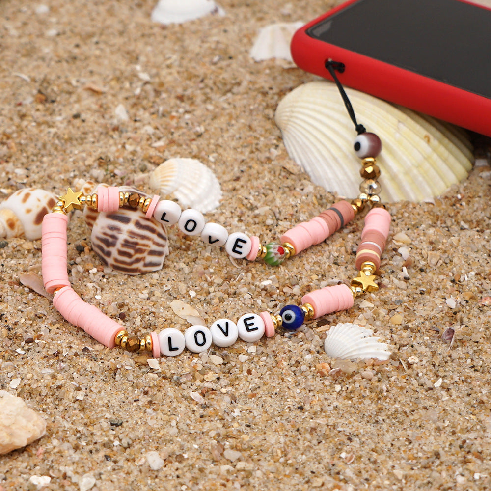 Tao Imitation Pearl Personalized Mobile Phone Chain Pendant Rope Girl