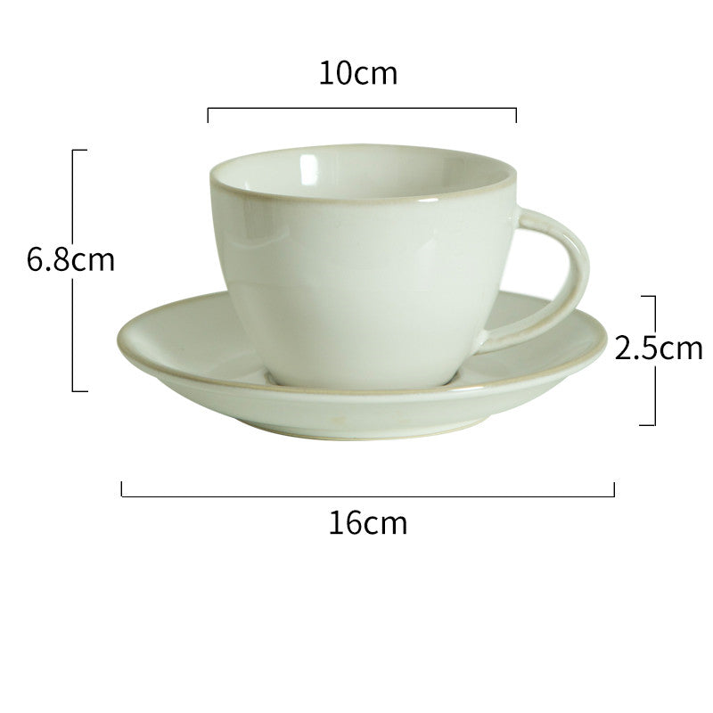 Retro Coffee Cup And Saucer Set Creative Personality Ceramic