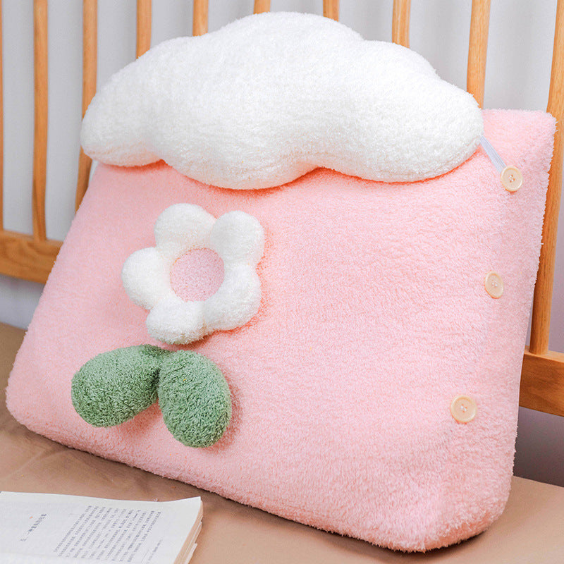 Girl Student Dormitory Sleeping Flower Bedside Pillow