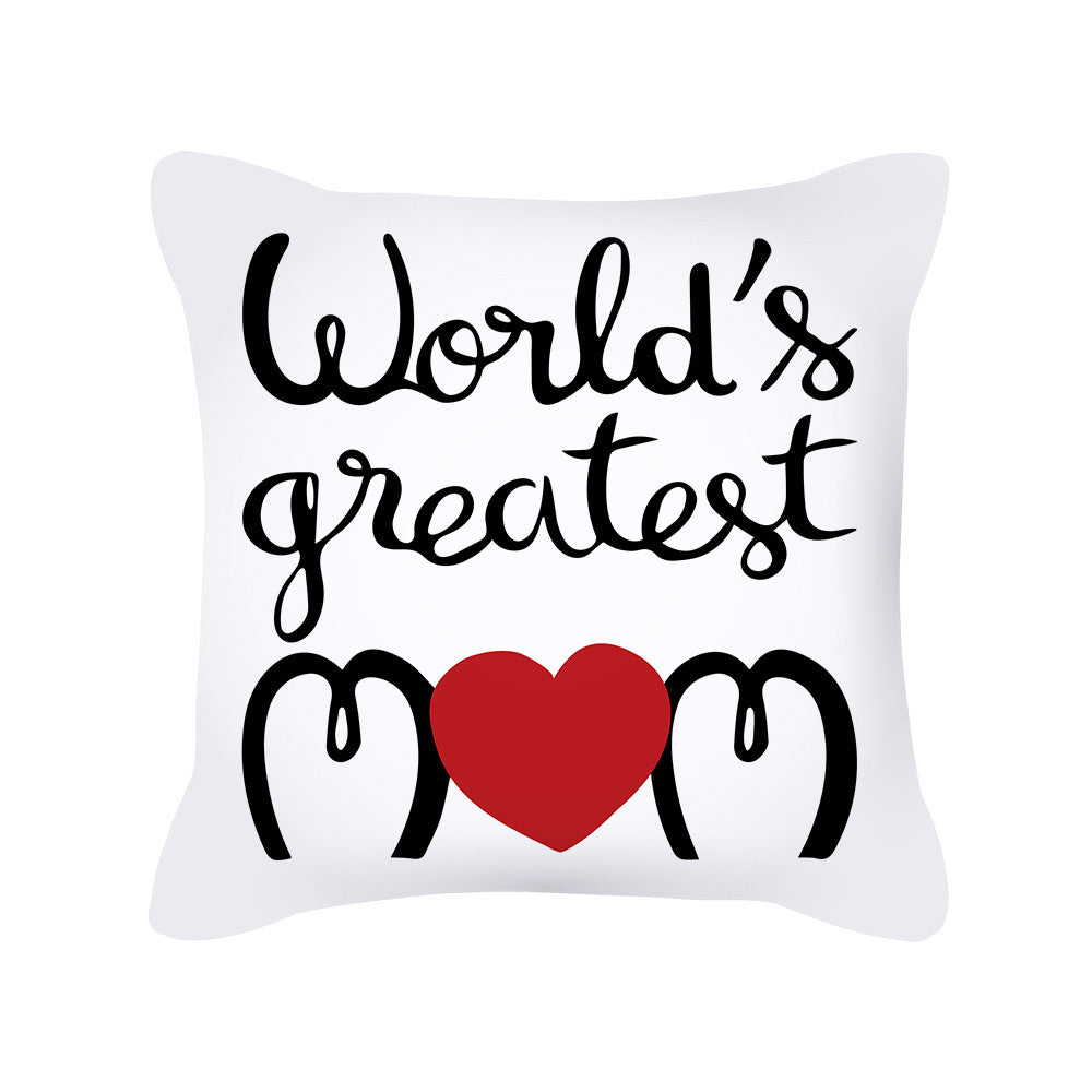 Mother's Day Pillowcase Nordic Heart Peachy