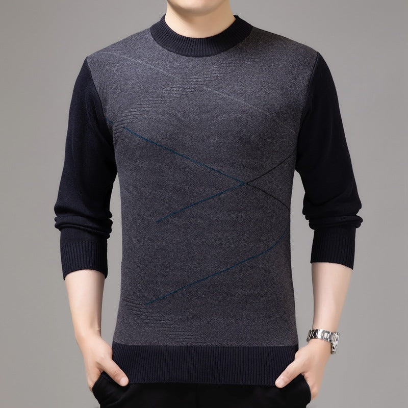 Men's Sweater Loose Thin Spring Autumn Base Shirt