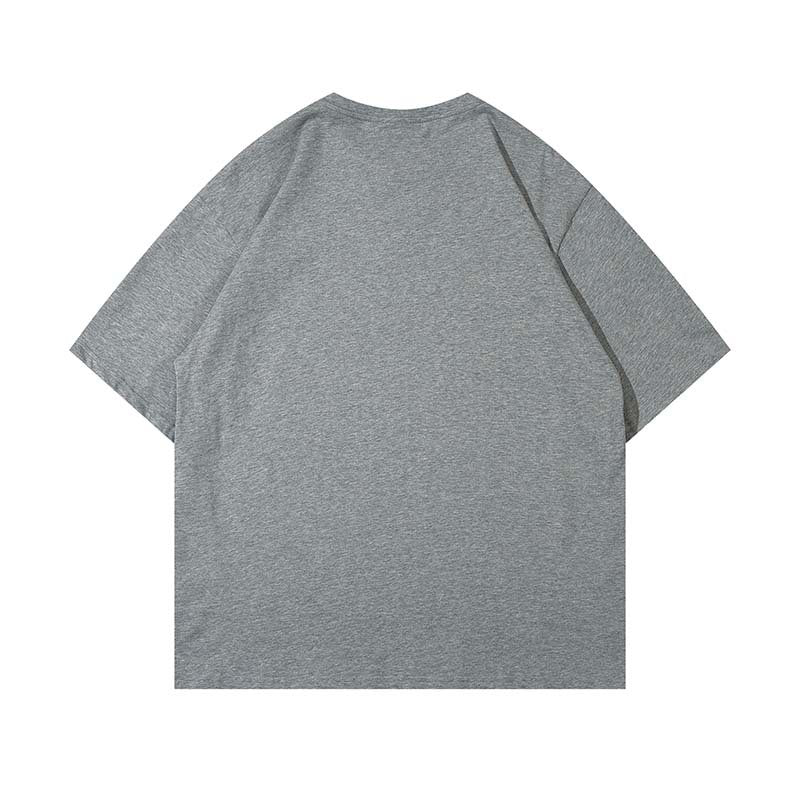 Figure Print  Heavy Short Sleeve T-shirt Men's Loose Half Sleeve