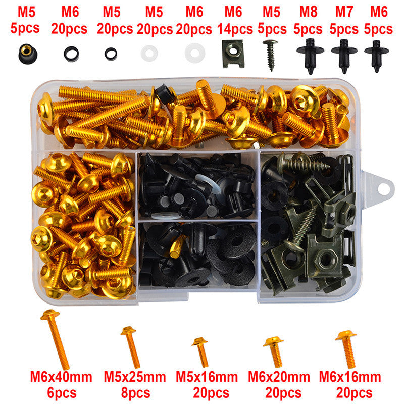 Car And Motorcycle Fairing Windshield Screw Fittings