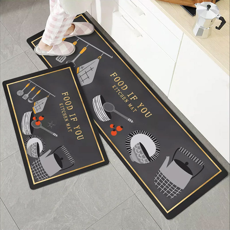 Kitchen Floor Mats Are Simple And Modern