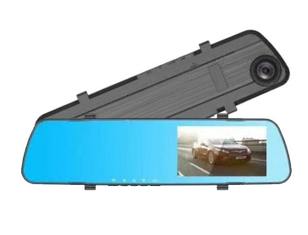 HD Dual-lens Front And Rear Dual Recording Car Rearview Mirror Driving Recorder