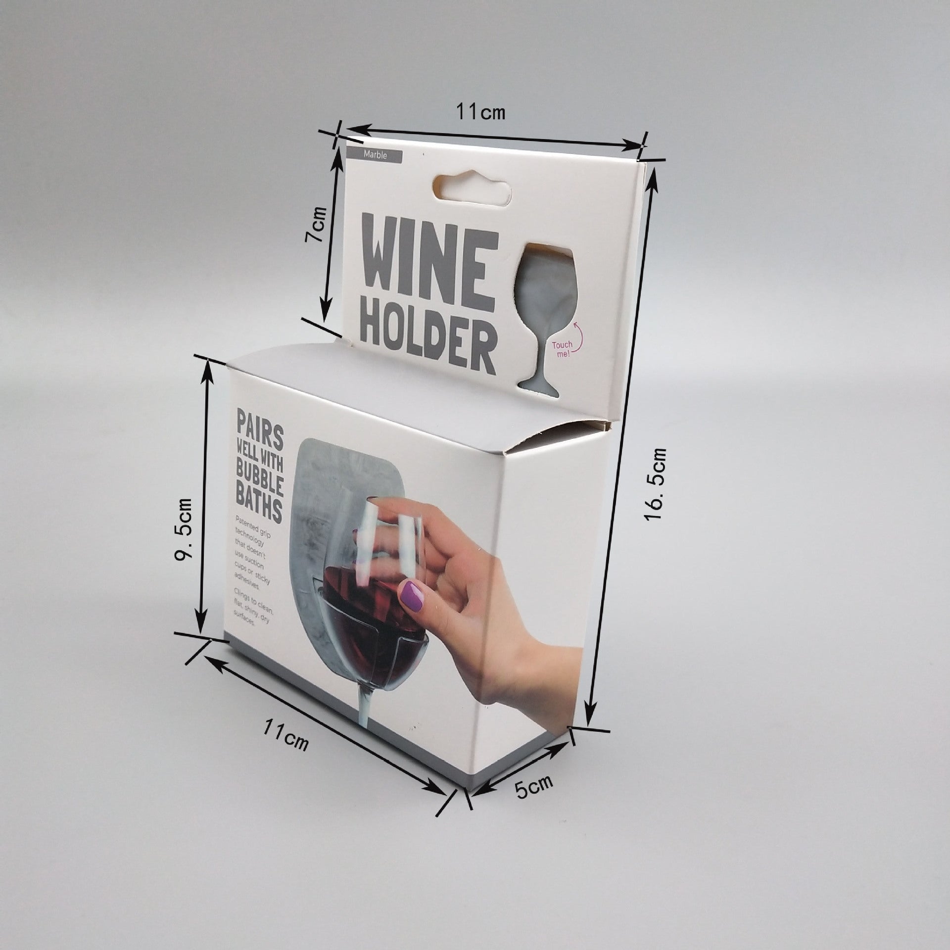 Wine Glass Can Holder Bathroom Bedside Wall