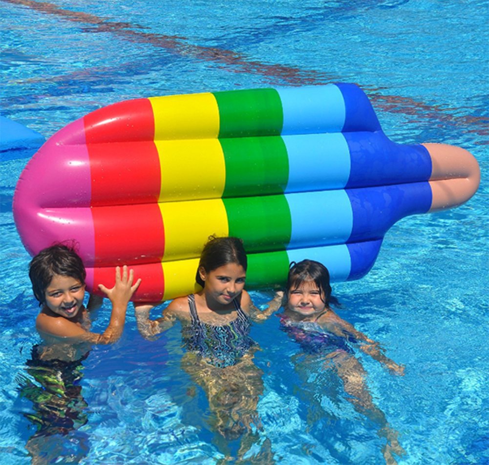 Inflatable Bread Floating Drainage Bubble Swimming Ring