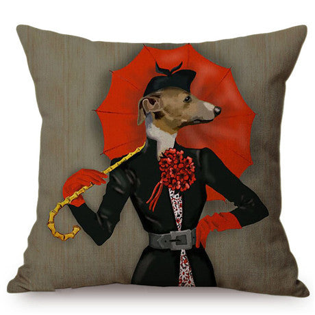 Explosive 3D Animal Wolf Series Car Pillowcase