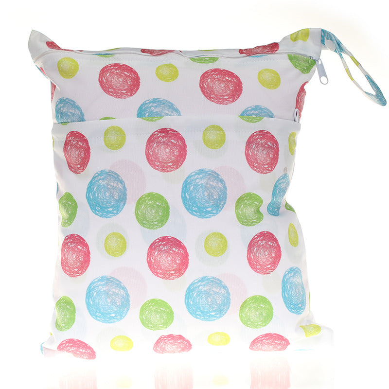 Digital Printing New Pattern Double Pocket Diaper Bag