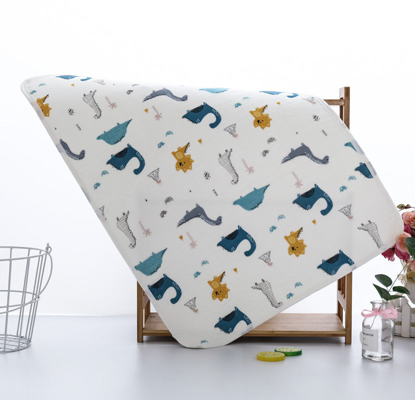Baby Gauze Changing Pad Waterproof Breathable And Washable