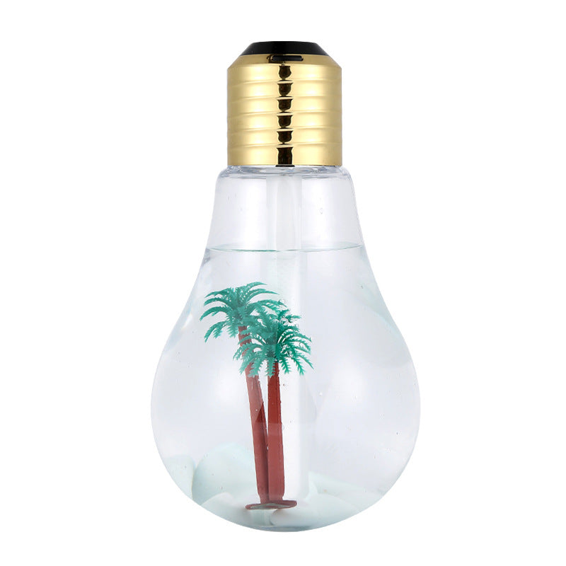 Colorful Light Bulb Humidifier Air Ultrasonic USB Essential Oil