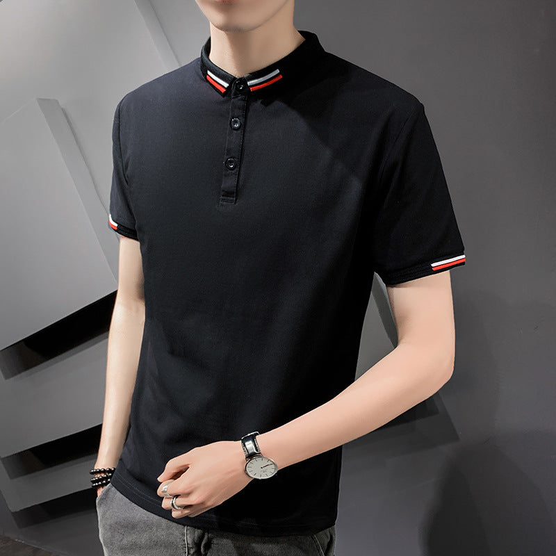 Men's Short-sleeved Polo Shirt Business Lapel T-shirt