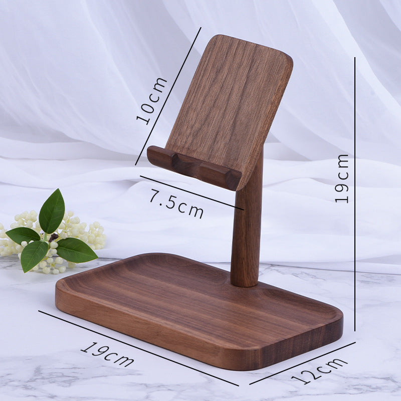 Solid Wood Creative Bed Mobile Phone Lazy Bracket Home
