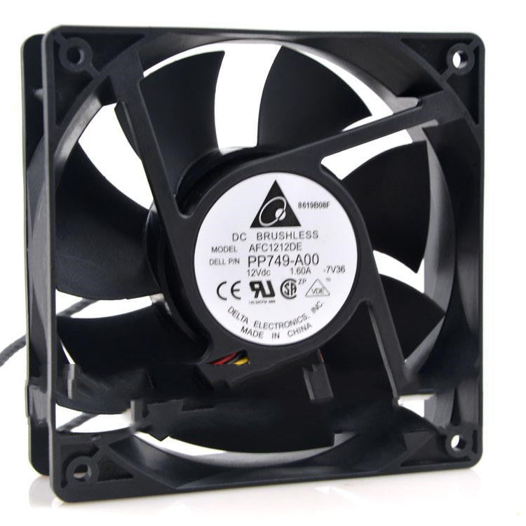 Delta AFC1212DE 12038 12V 1.6A 12CM Gale Volume Ant PWM Speed Control Cooling Fan