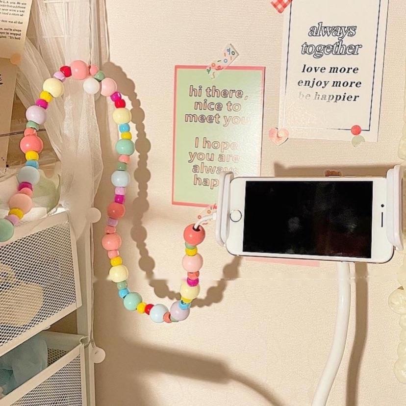 Candy Color Log Design Mobile Phone Cable 1 Meter Beaded