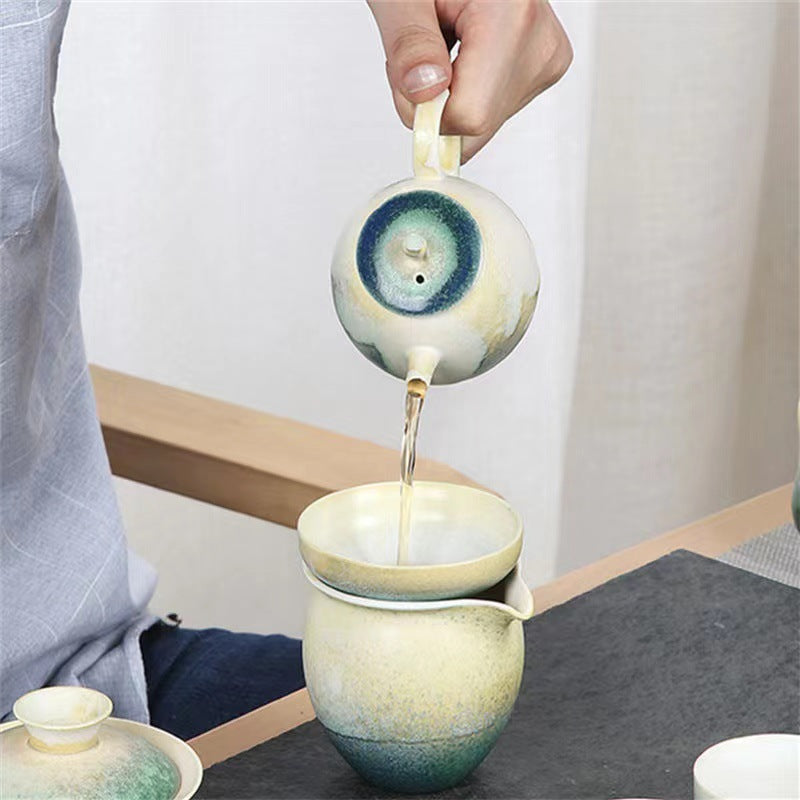 Japanese Retro Handmade Teapot Ceramic Tea Set