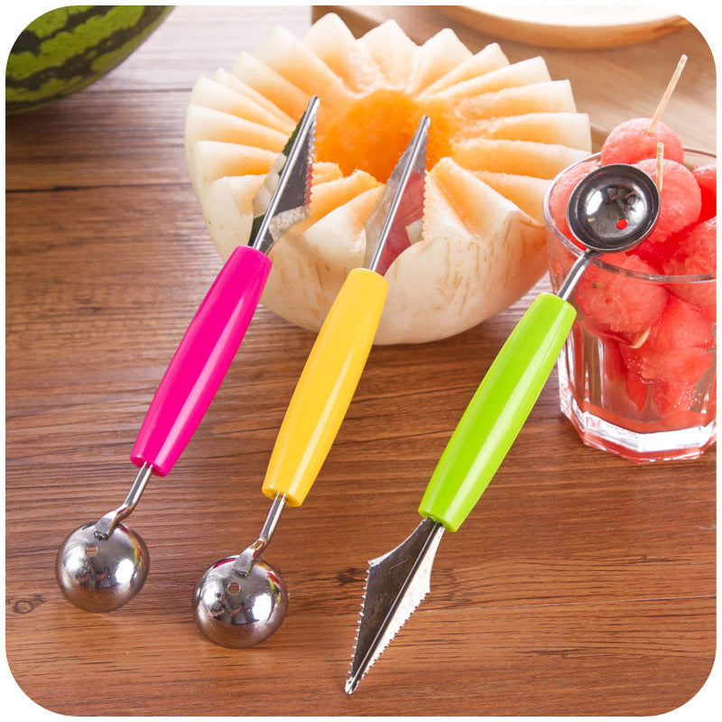 Double-ended Stainless Steel Fruit Scoop