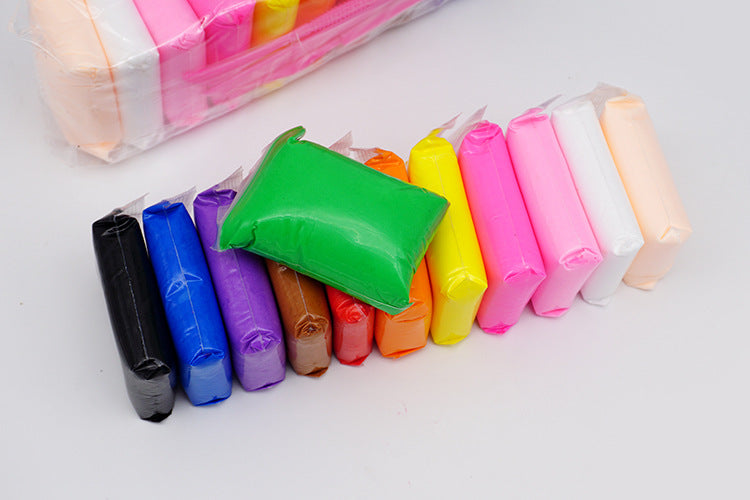 12-color Ultra-light Brickearth Children's Handmade DIY Colored Clay