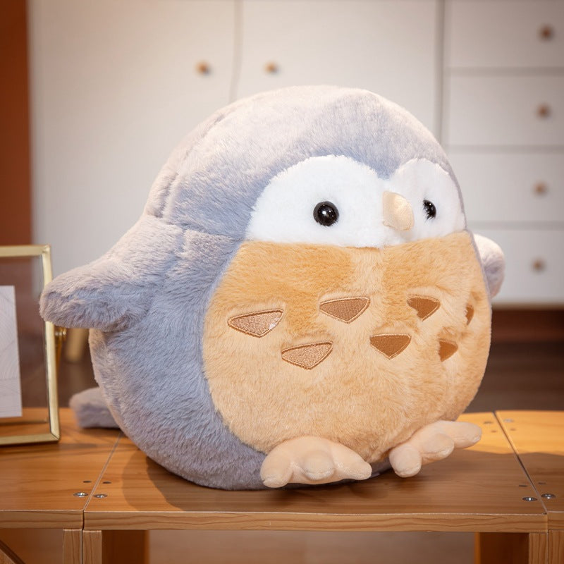 Cute Round Owl Doll Plush Toy Gift