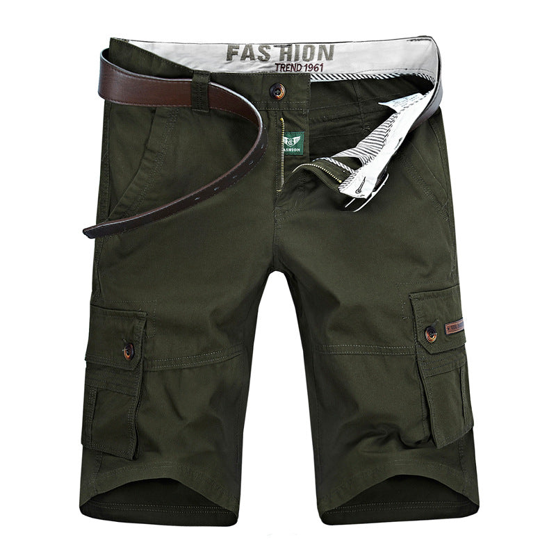 Summer New Style Multi-bag Tooling Five-point Pants Men's Fashion Casual Shorts